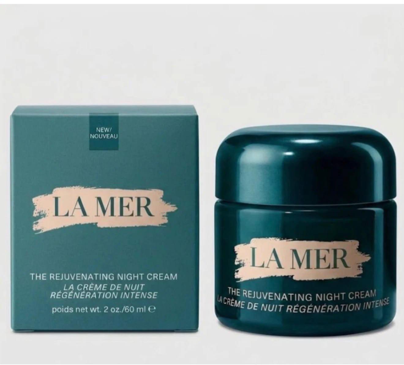 La Mer The Rejuvenating Night Cream 60ml (2 oz) | Intensive Overnight Anti-Aging Moisturizer | Luxury Face Cream