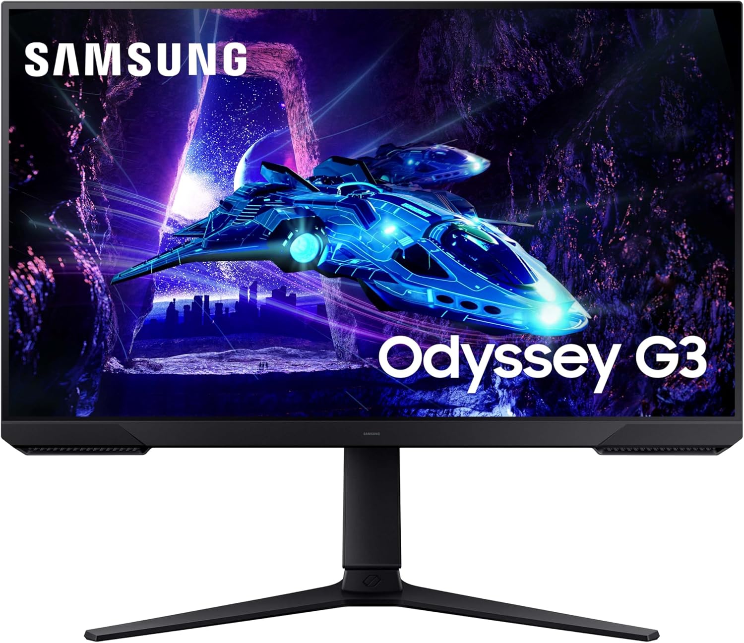 Samsung 27-Inch Odyssey G3 (G30D) Series FHD Gaming Monitor, 1ms, 180Hz, AMD FreeSync, Adjustable Stand, Black Equalizer, Virtual Aim Point, Eye Saver Mode, Flicker-Free, LS27DG302ENXZA