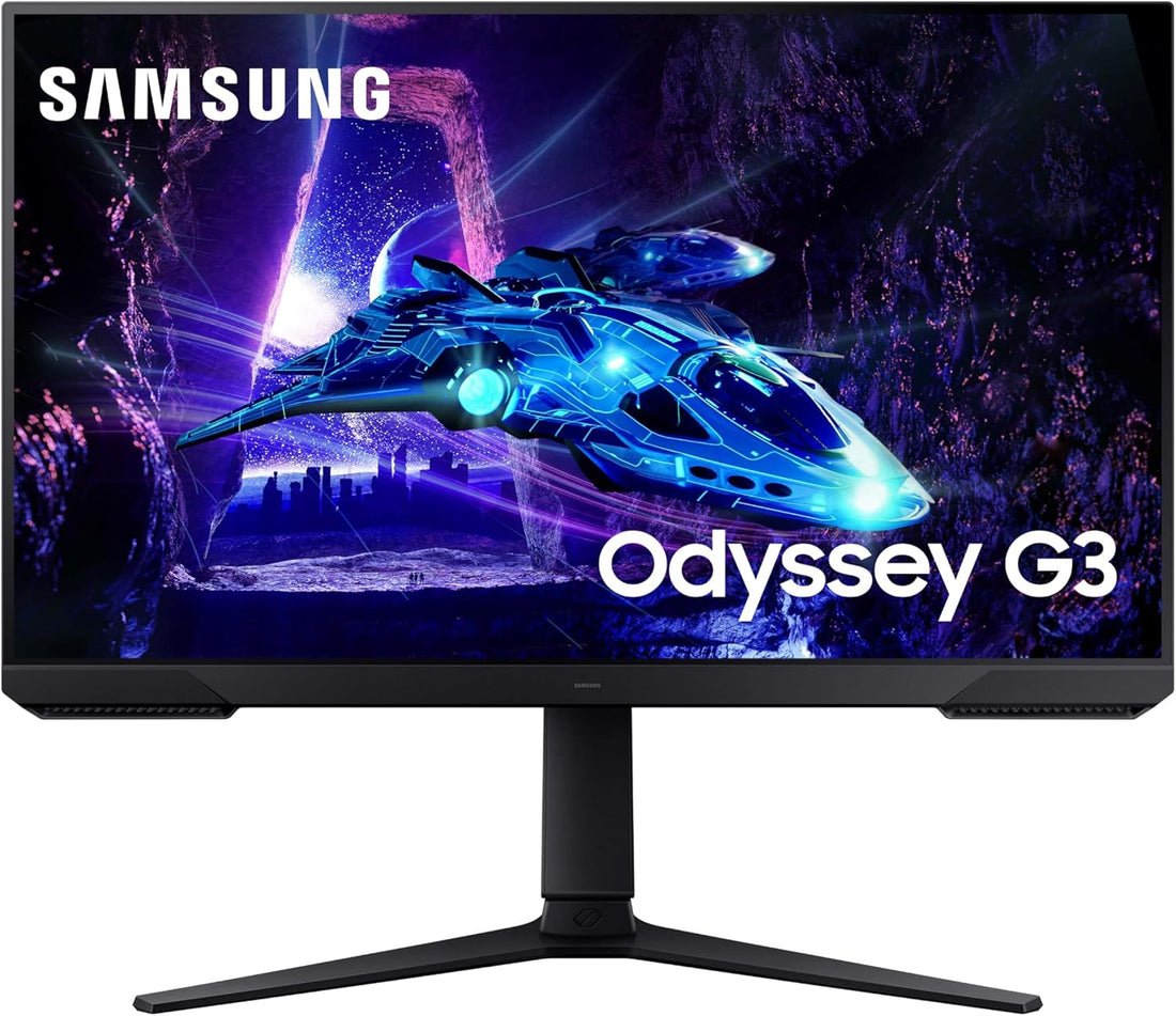 Samsung 27-Inch Odyssey G3 (G30D) Series FHD Gaming Monitor, 1ms, 180Hz, AMD FreeSync, Adjustable Stand, Black Equalizer, Virtual Aim Point, Eye Saver Mode, Flicker-Free, LS27DG302ENXZA